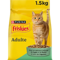 FRISKIES® CHAT ADULTE - Croquettes avec mélange de Lapin et de Poulet avec des Légumes