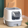 Maison de toilette fermée pour chat avec bac à litière