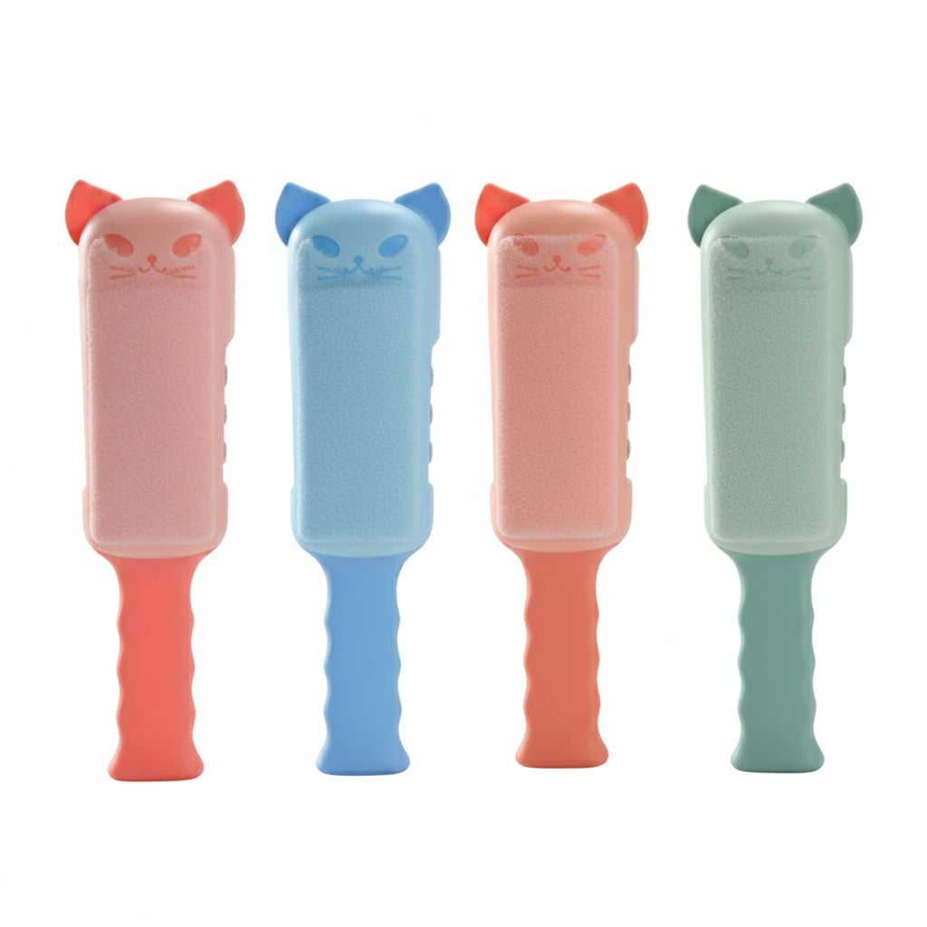 Cartoon Brush – 4 couleurs disponibles : rose, bleu, vert, gris