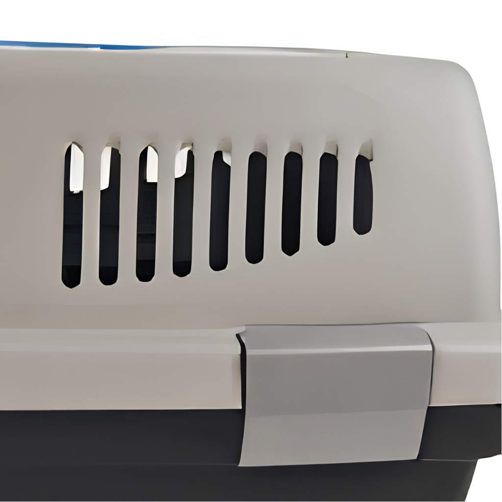 Cage de transport pour chien, chat et lapin avec porte en métal