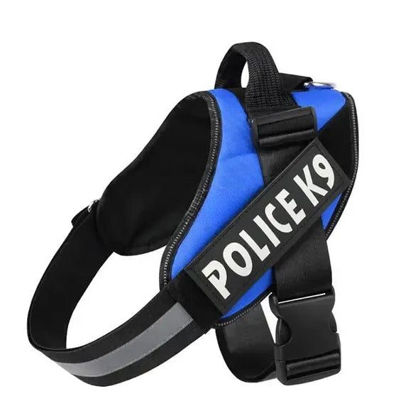 Harnais Tactique Police K9 pour Chien — Taille XL