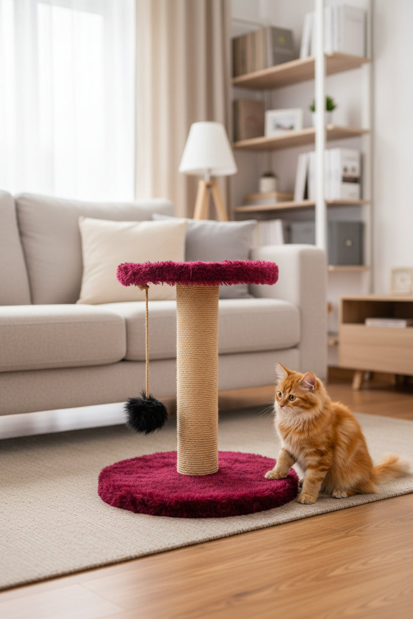 Arbre à Chat Standard — Griffoir + Plateforme