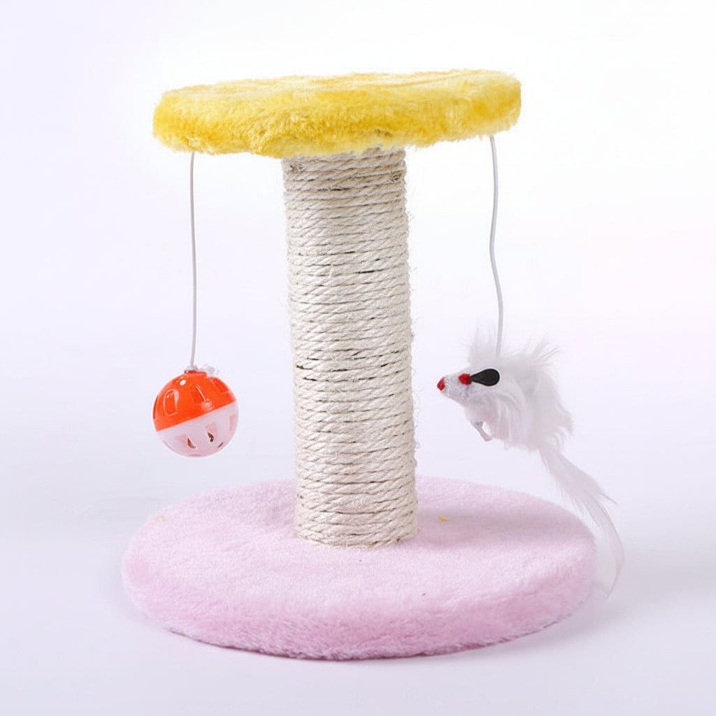 Griffoir Poteau pour Chat avec Jouets – DOBO PET