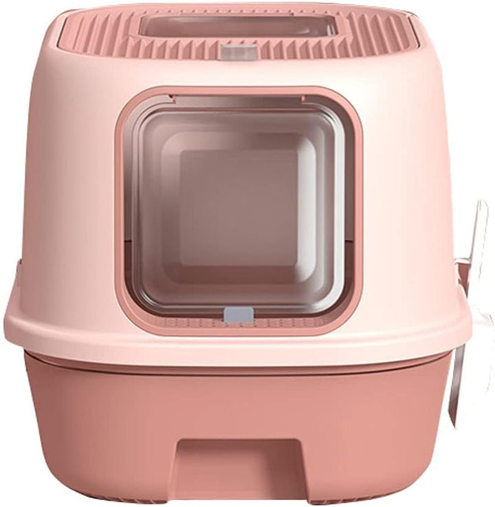 Maison de toilette fermée pour chat avec bac à litière