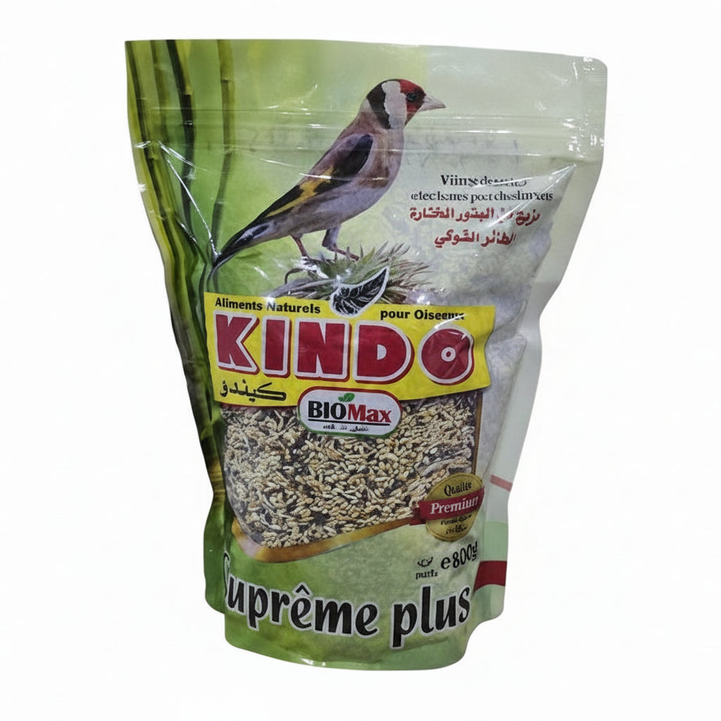 Kindo BioMax Suprême Plus – Aliments Naturels pour Oiseaux