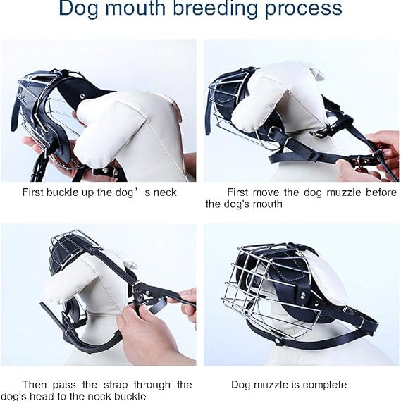 Muselière Chien ZHXY – Anti-Aboiement & Anti-Morsure Réglable