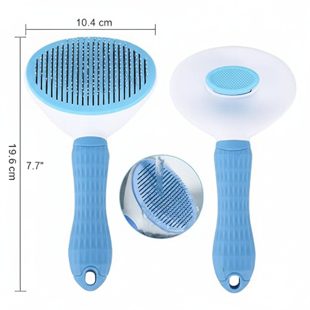 Brosse carde Cleanpet's – dimensions et vues multiples