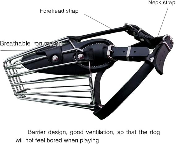 Muselière Chien ZHXY – Anti-Aboiement & Anti-Morsure Réglable