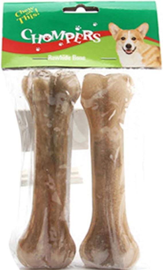 Os à Mâcher pour Chien – Cuir de Vachette Naturel (Chompers)
