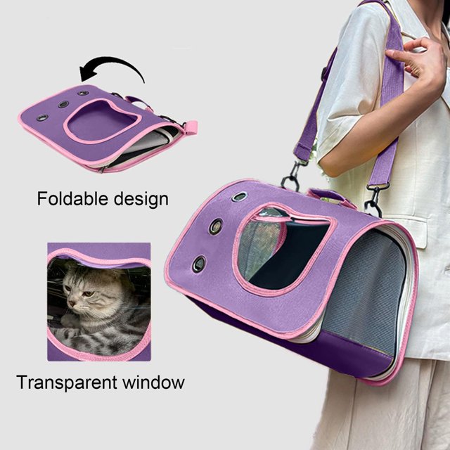 Sac de Transport Pliable pour Chat – Confortable & Ventilé