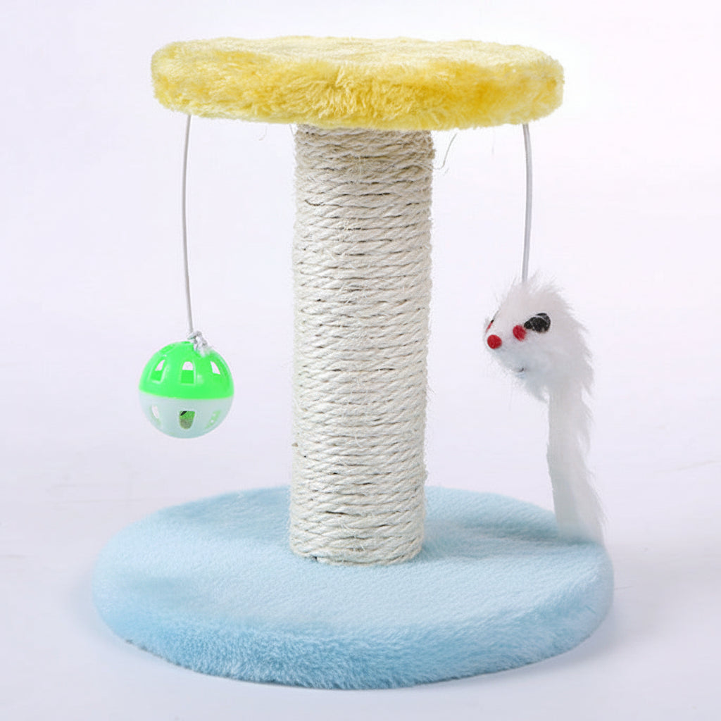 Griffoir Poteau pour Chat avec Jouets – DOBO PET