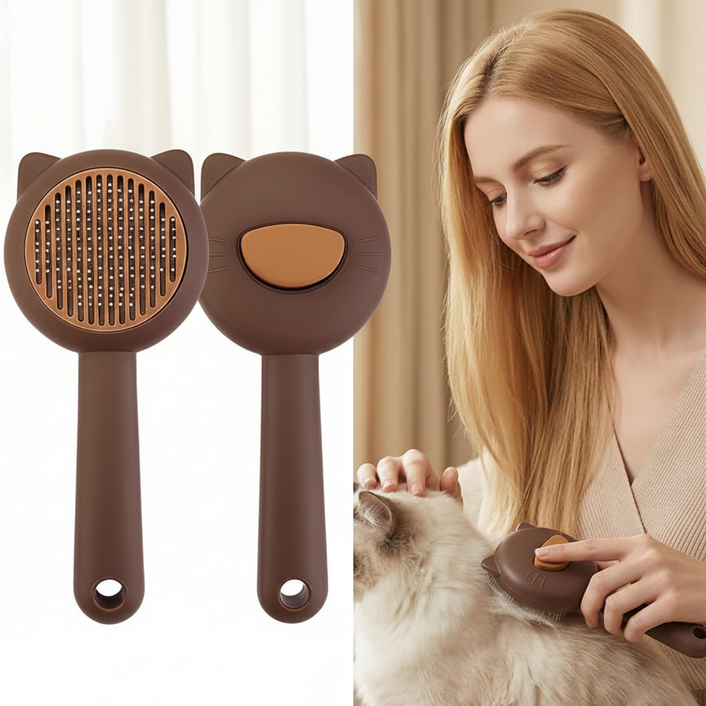 Brosse autonettoyante - matériau durable et lavable