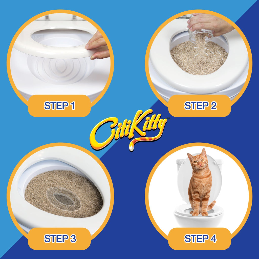CitiKitty - Kit d'apprentissage des toilettes pour chat