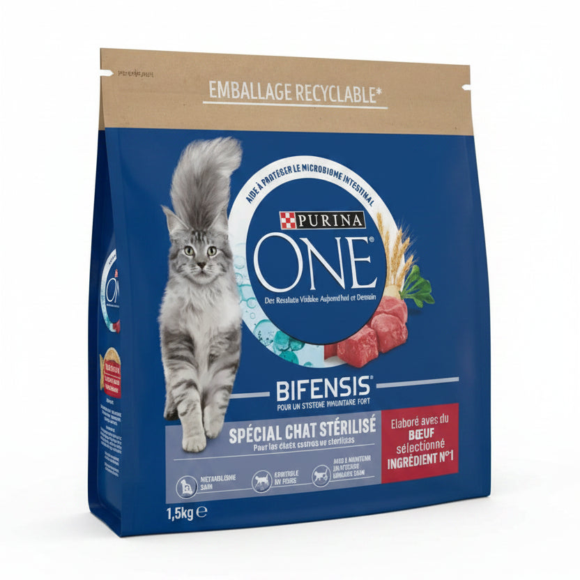 Purina ONE Bifensis Chat Stérilisé – Bœuf 1,5kg