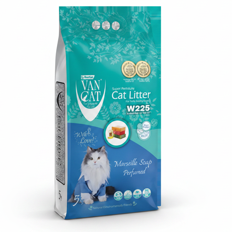 Van Cat® Unscented Clumping Cat Litter W225