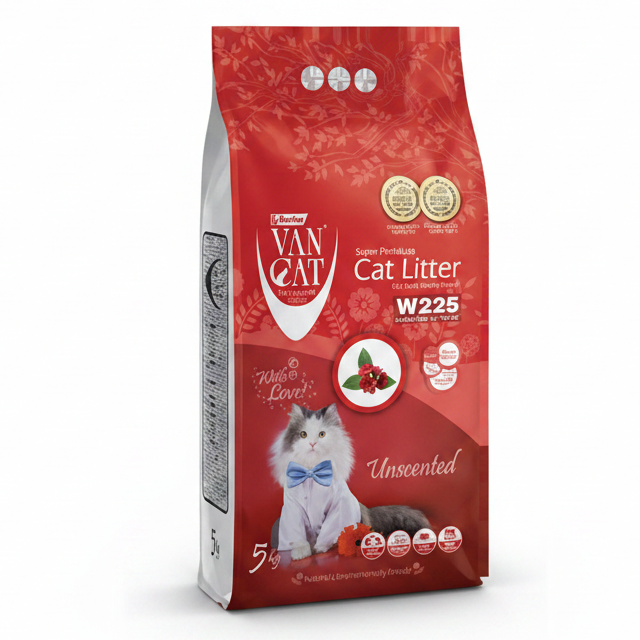 Van Cat® Unscented Clumping Cat Litter W225