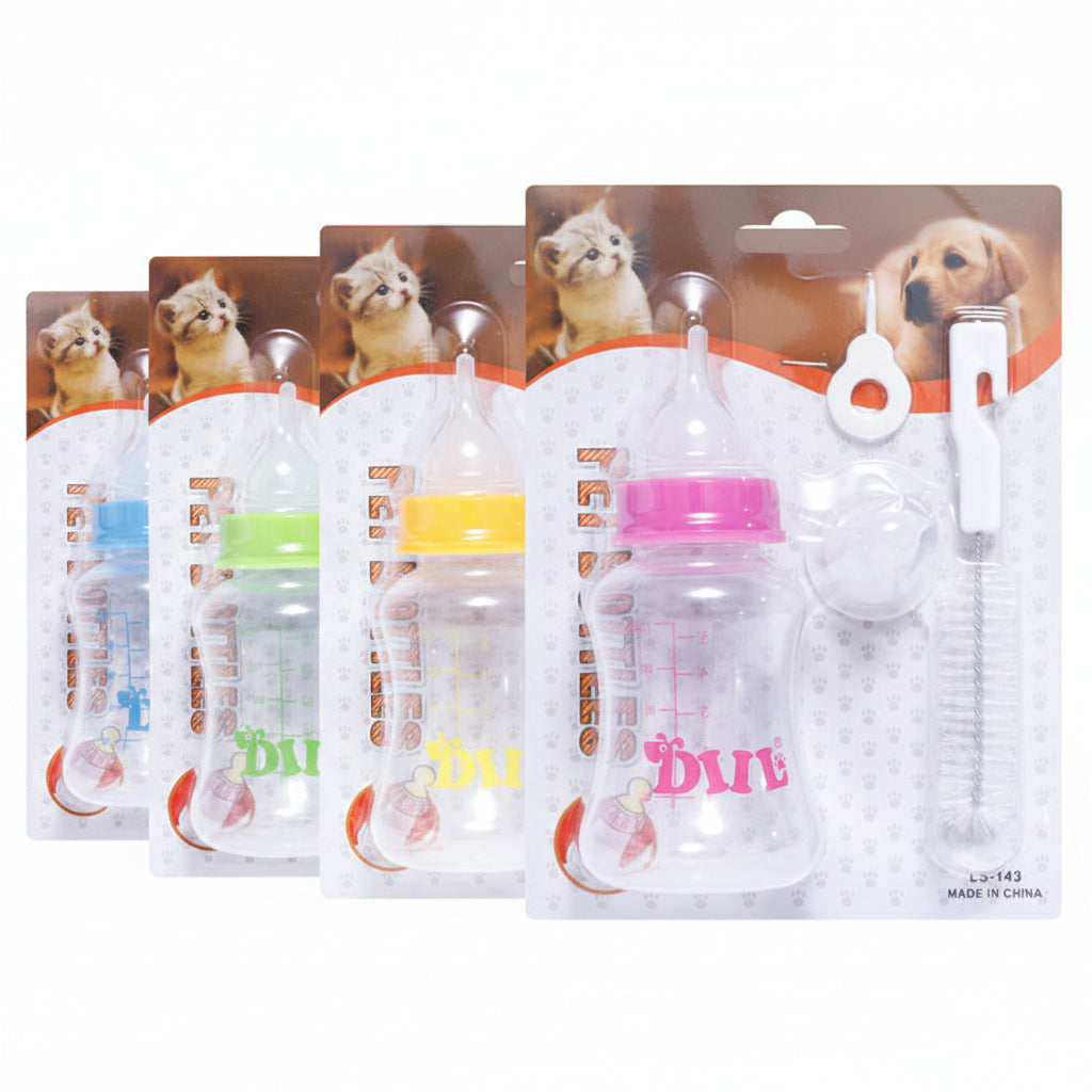 Biberon d'allaitement pour chatons et chiots – Set 5 pièces