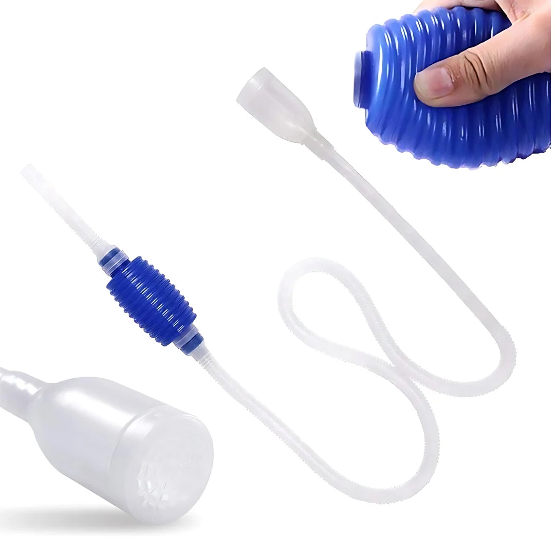 Pompe Siphon pour Aquarium – Changement d'Eau & Nettoyage Gravier