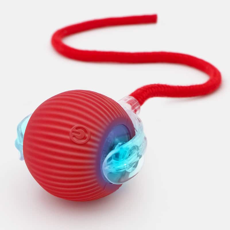 Balle Interactive Chat & Chien - Roule, Vibre et Change de Direction