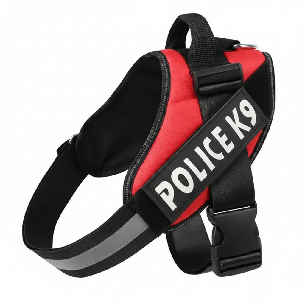 Harnais Tactique Police K9 pour Chien — Taille XL