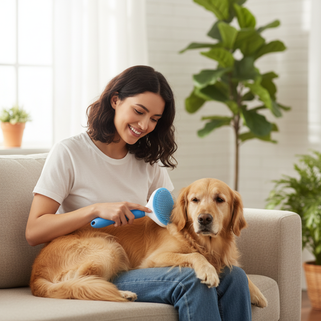 Brosse Cleanpet's – lifestyle carré
