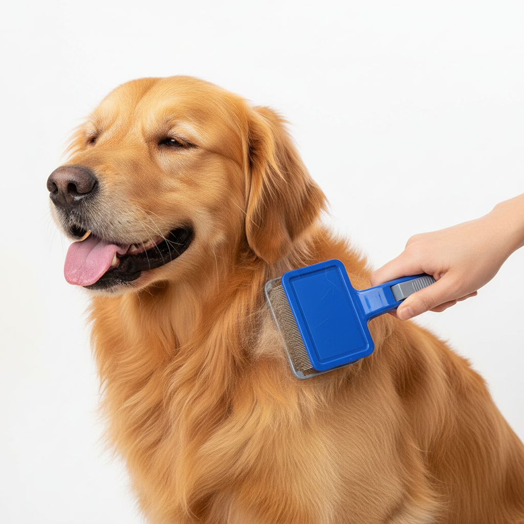 Brosse HTT sur chien
