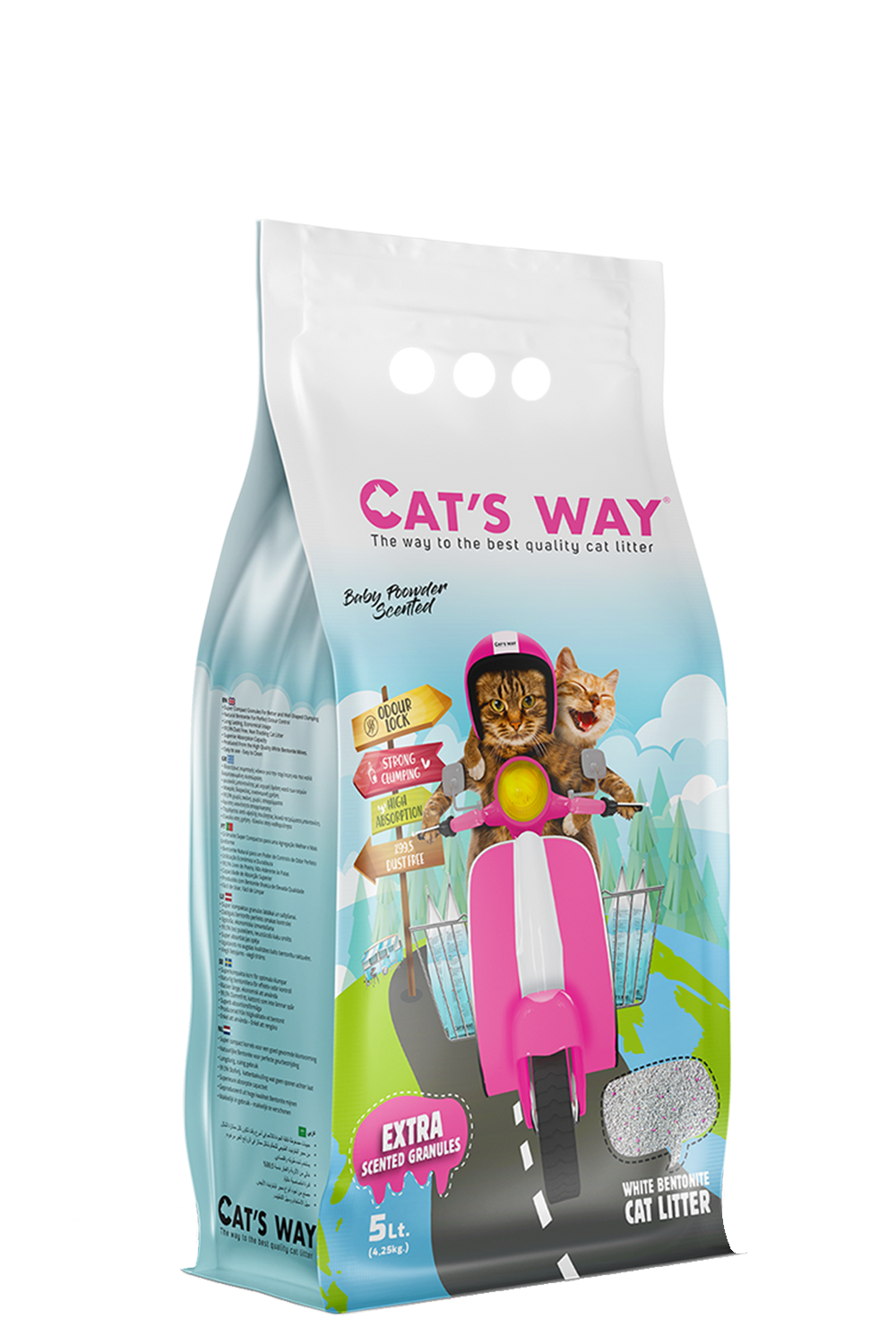 Catway — Litière Agglomérante Premium pour Chats | 5L, 10L, 20L