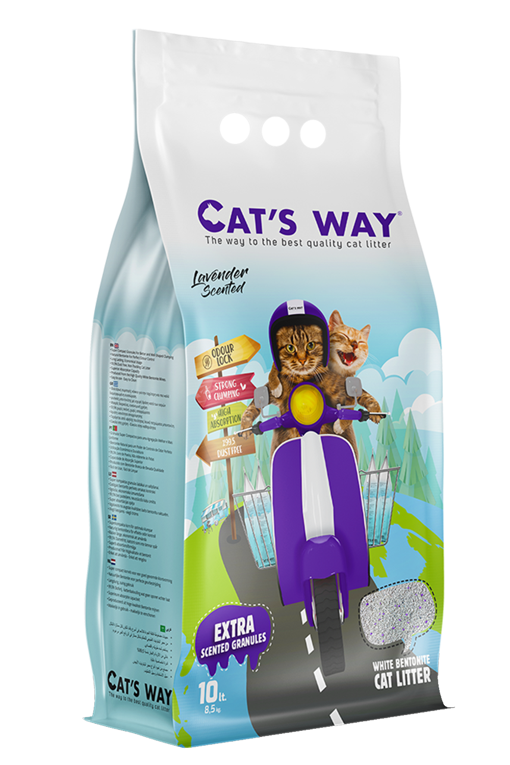 Catway — Litière Agglomérante Premium pour Chats | 5L, 10L, 20L