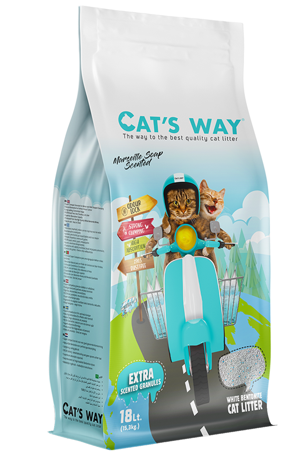Catway — Litière Agglomérante Premium pour Chats | 5L, 10L, 20L