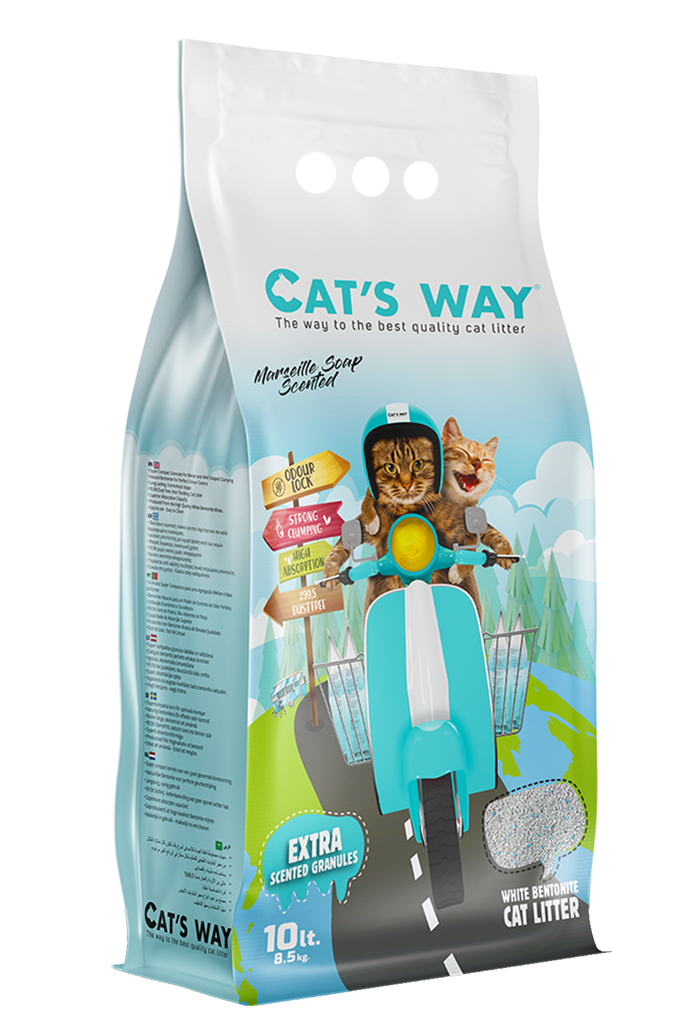 Catway — Litière Agglomérante Premium pour Chats | 5L, 10L, 20L