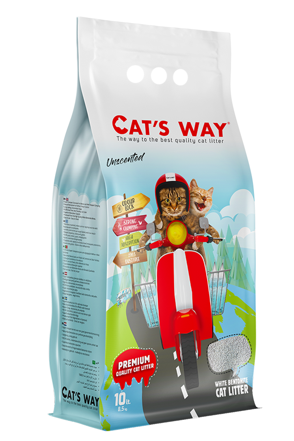 Catway — Litière Agglomérante Premium pour Chats | 5L, 10L, 20L