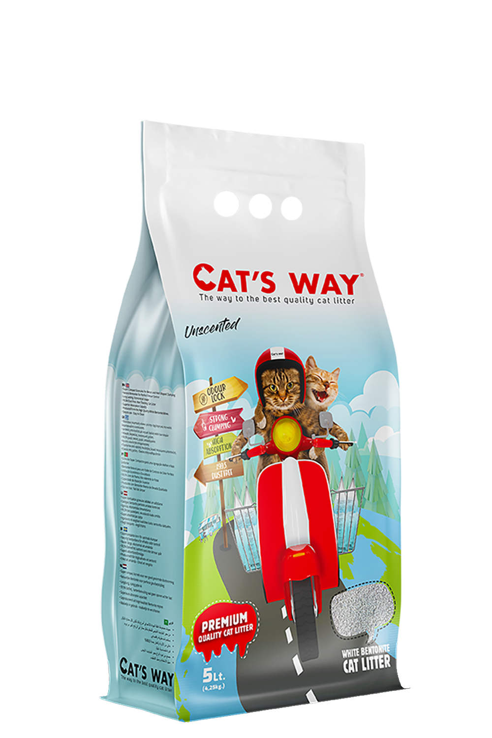 Catway — Litière Agglomérante Premium pour Chats | 5L, 10L, 20L