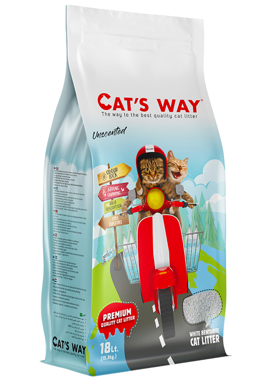Catway — Litière Agglomérante Premium pour Chats | 5L, 10L, 20L