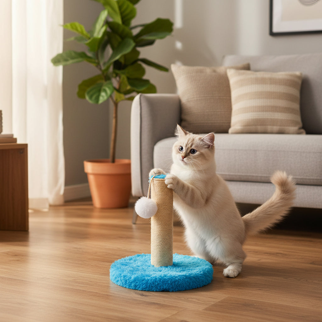 Arbre à Chat Premium — Sisal & Tissu de Qualité