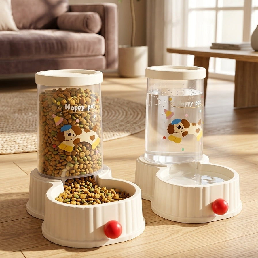 Distributeur Happy Pet en situation dans un salon