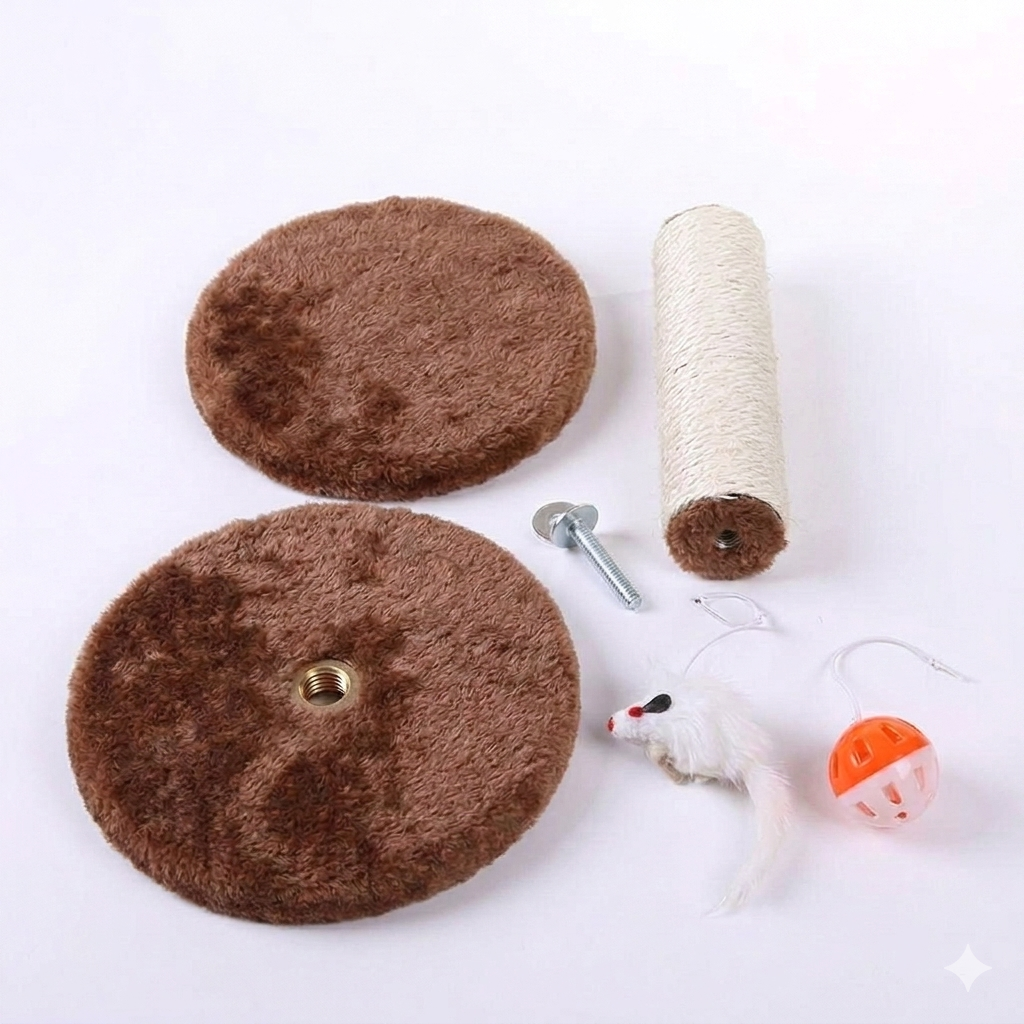 Griffoir Poteau pour Chat avec Jouets – DOBO PET