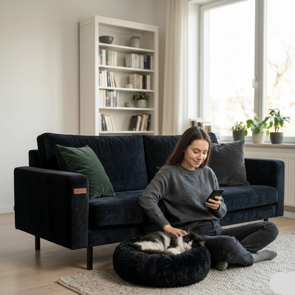 La Casa Conforta – Lit cocon ultra-moelleux pour chiens et chats