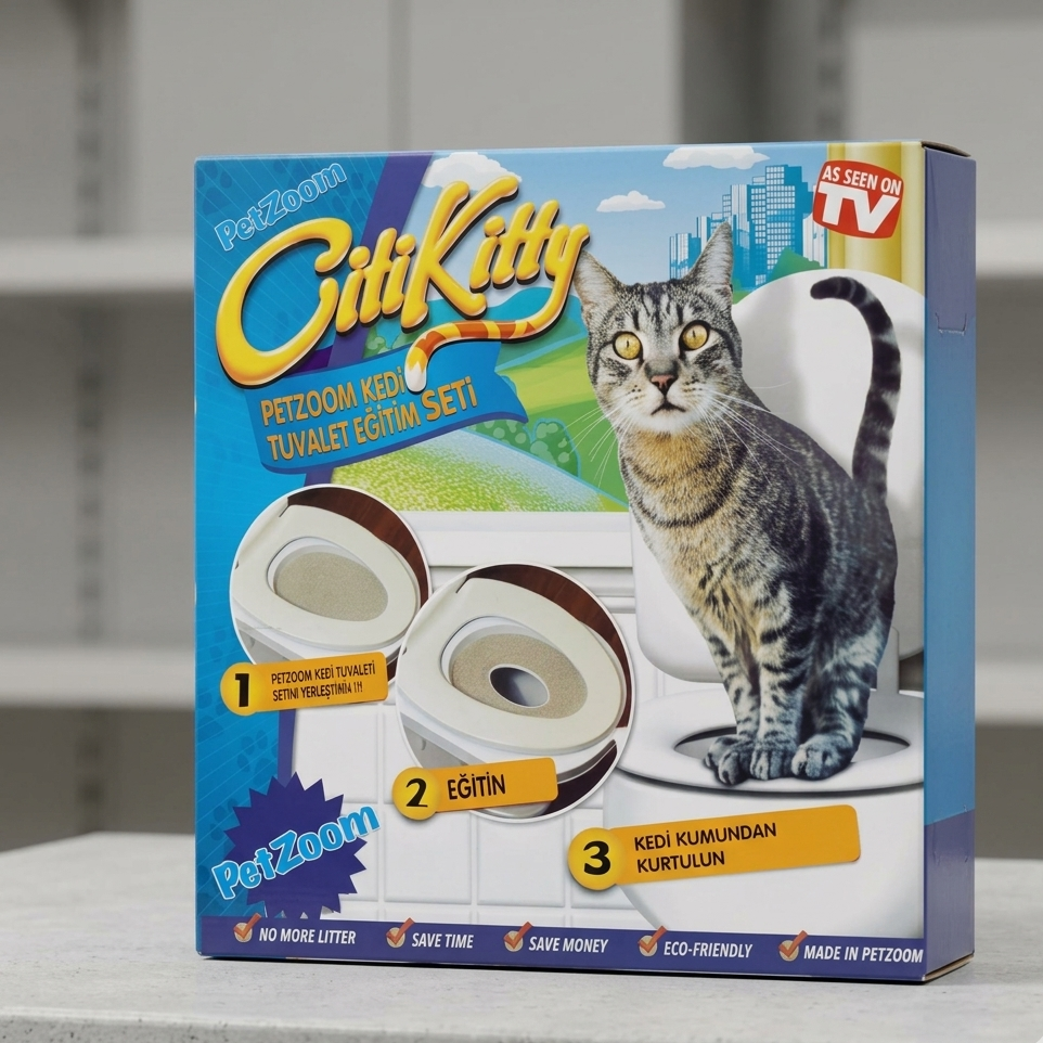 CitiKitty - Kit d'apprentissage des toilettes pour chat