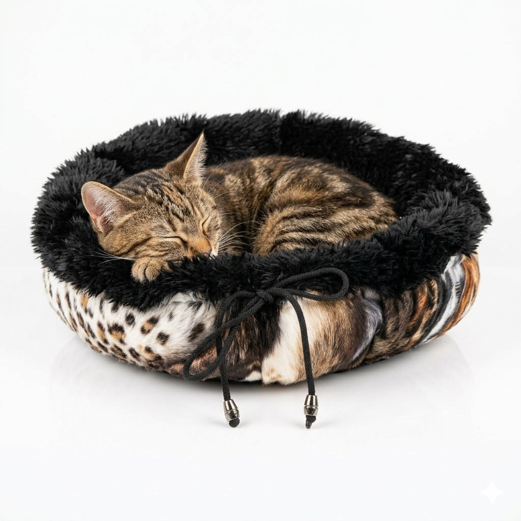 Panier Chouchou Luxe - Fourrure Ultra Douce pour Chat & Chien