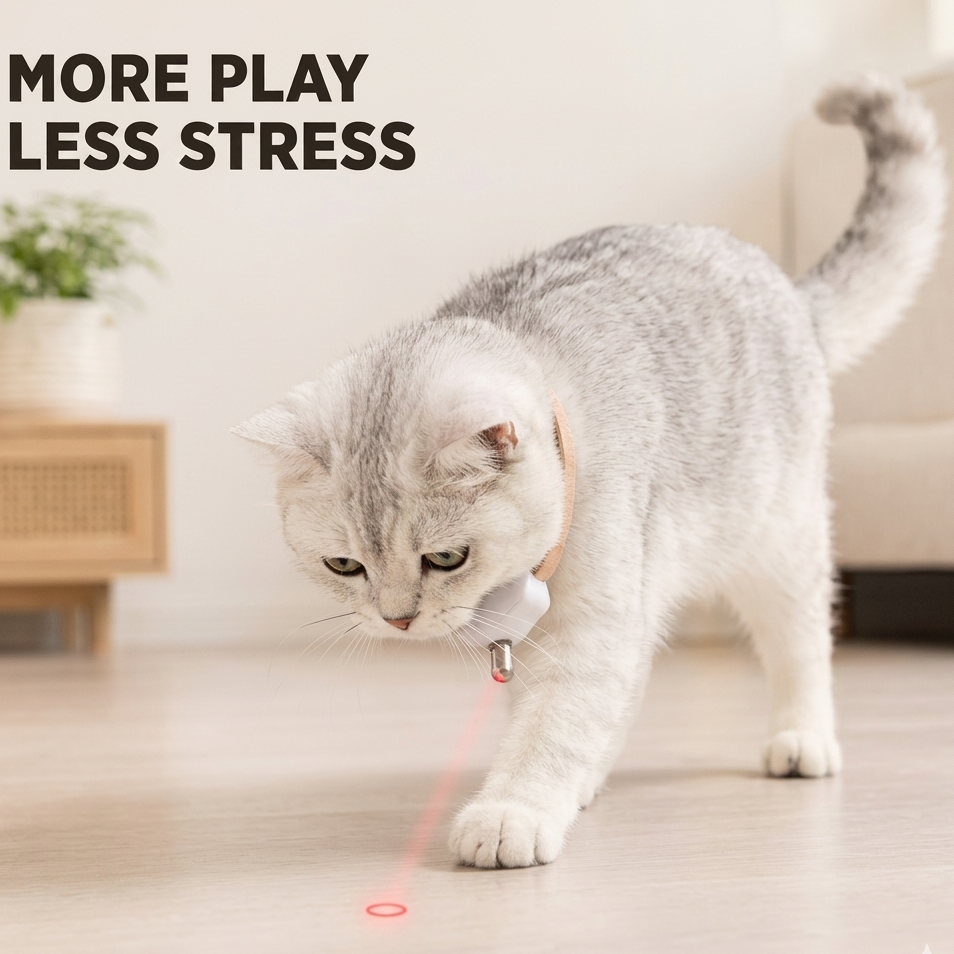 Collier Laser Interactif pour Chat – Luxury Paws
