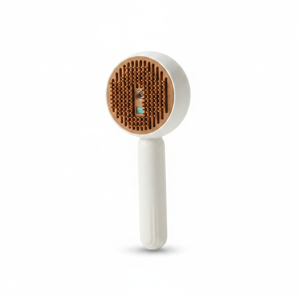 Brosse SPA Spray pour Chat – Peigne Autonettoyant 3 en 1