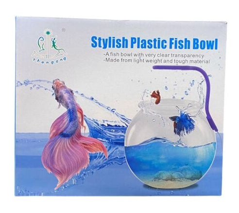 Bocal rond plastique transparent - packaging Stylish Fish Bowl