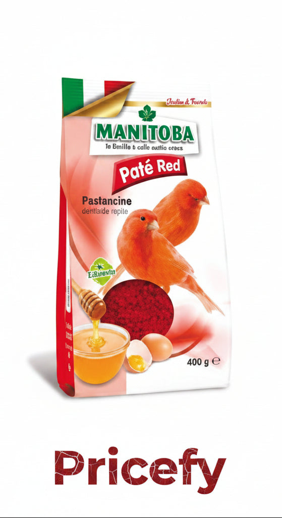 Manitoba Paté Red Pastoncino – Pâtée Rouge pour Canaris 400g