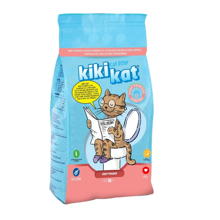 Kiki Kat Litière Agglomérante pour Chat – 6 Parfums | 5kg, 10kg, 20kg