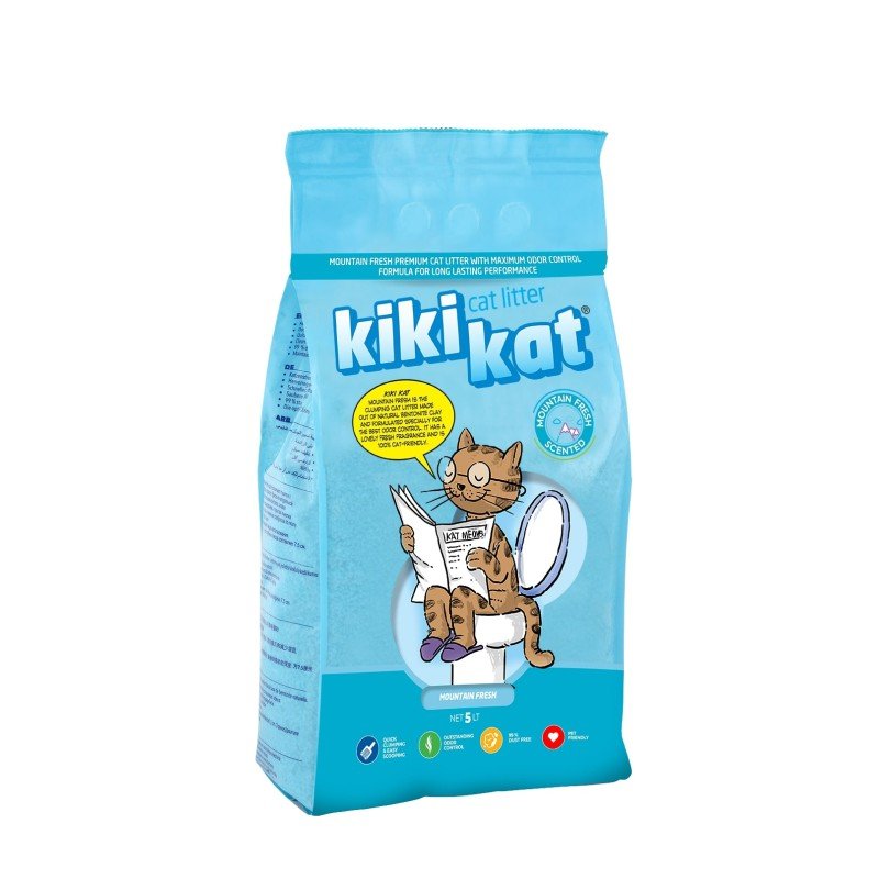 Kiki Kat Litière Agglomérante pour Chat – 6 Parfums | 5kg, 10kg, 20kg