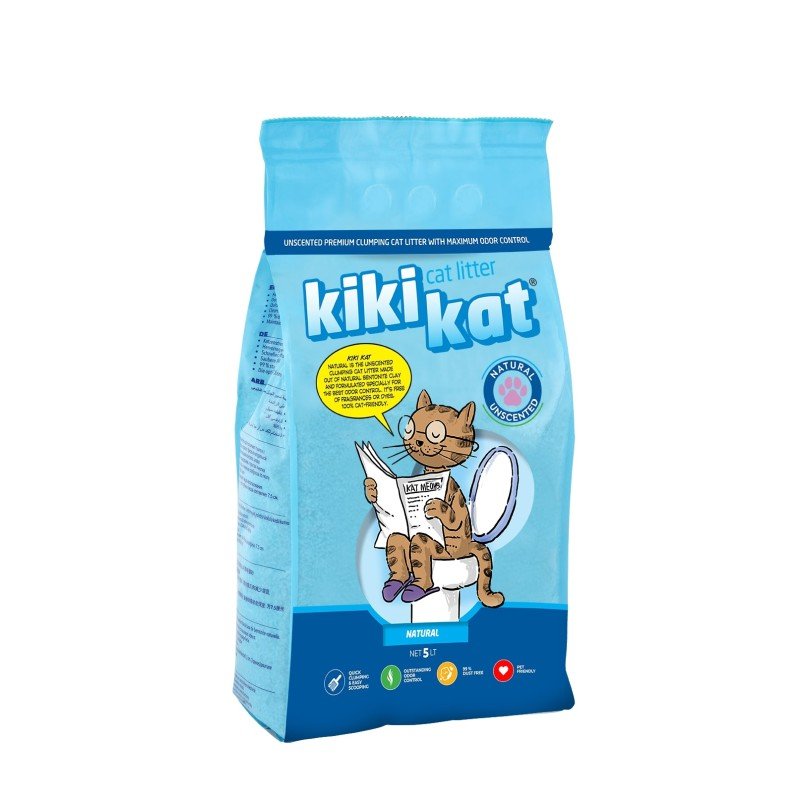 Kiki Kat Litière Agglomérante pour Chat – 6 Parfums | 5kg, 10kg, 20kg