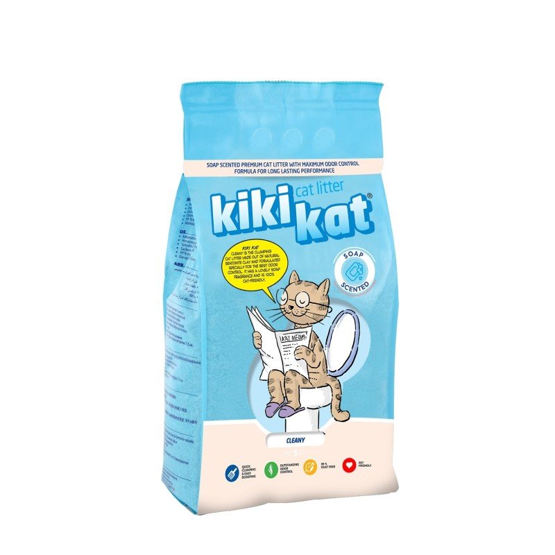 Kiki Kat Litière Agglomérante pour Chat – 6 Parfums | 5kg, 10kg, 20kg