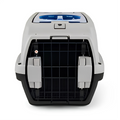 Cage de transport pour chien, chat et lapin avec porte en métal