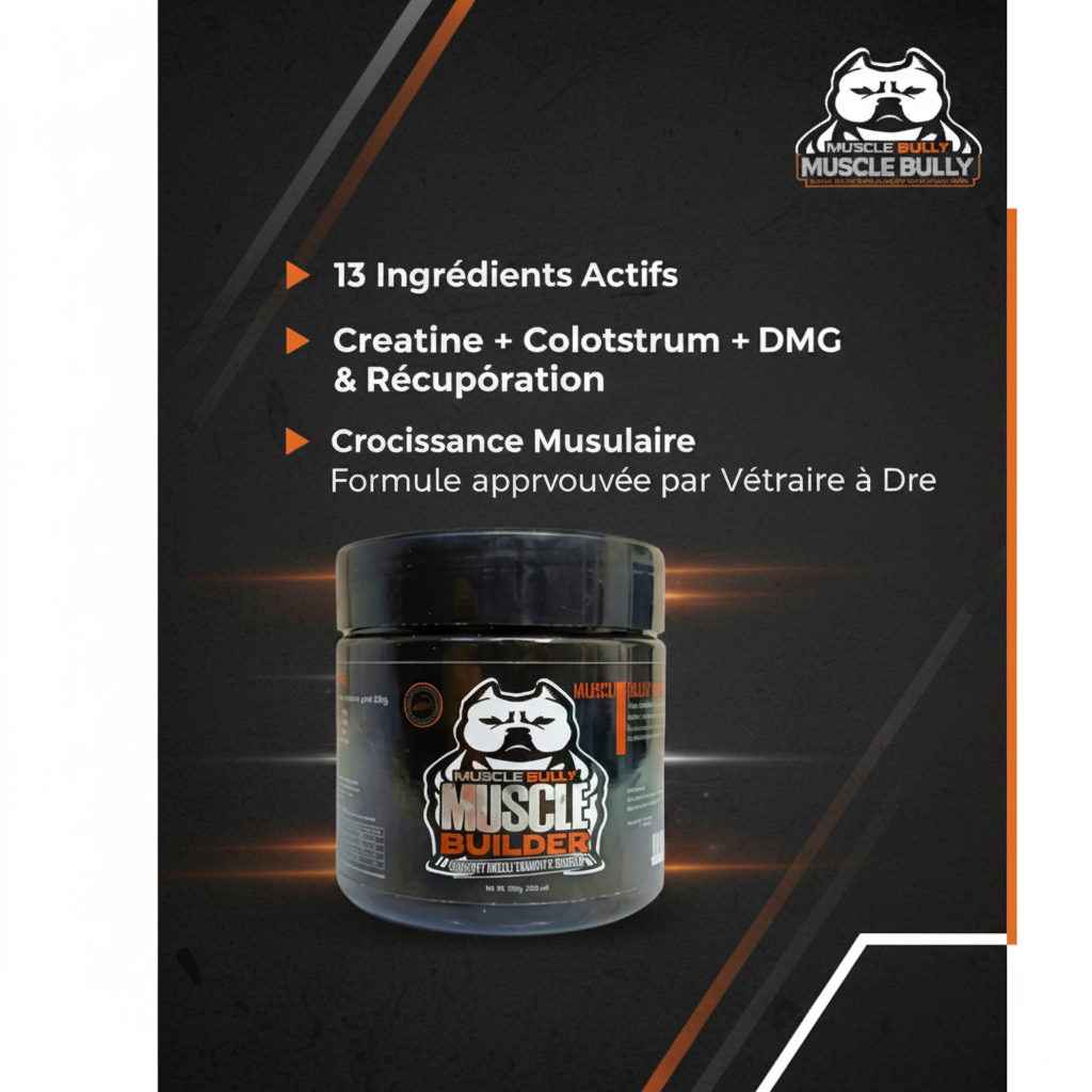 Muscle Bully Muscle Builder – Infographie Produit