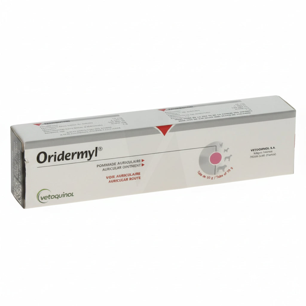 Oridermyl® : Pommade contre les otites externes chez le chien et le chat